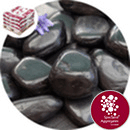 Chinese Pebbles - Polished Black Granite - Medium - 2690